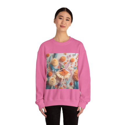 Dahlia Fairy Unisex Heavy Blend™ Crewneck Sweatshirt