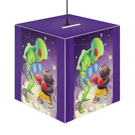 Cosmic Clash Light Cube Lamp