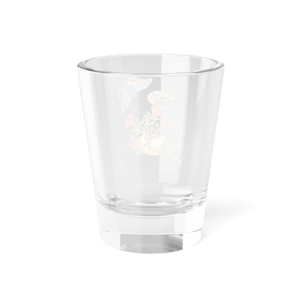 Blue Butterflies and Pomegranate by Maria Sibylla Merian Shot Glass, 1.5oz