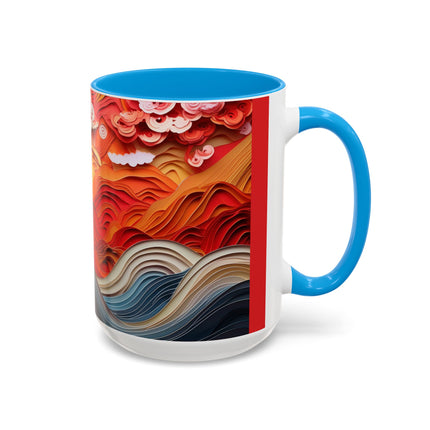 Vibrant Sunrise Sky Colorful Mugs (11oz, 15oz)