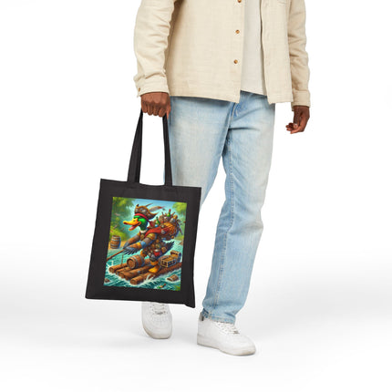 The Daring Drake Cotton Canvas Tote Bag – Adventure, Freedom & Mythic Storytelling