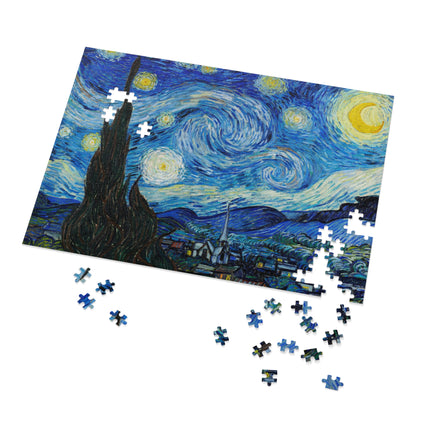 The Starry Night by Vincent Van Gogh Puzzle (30, 110, 252, 500-Piece)