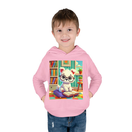Little Scholar Pup Toddler Pullover Fleece Hoodie