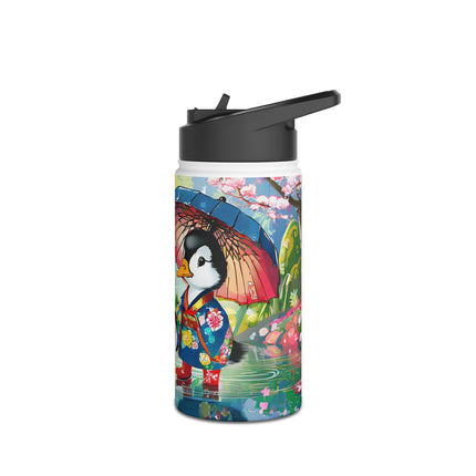 Rainy Day Ducks Stainless Steel Water Bottle