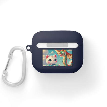 Geisha Kitten and the Dragon Kite AirPods and AirPods Pro Case