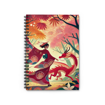 The Dragon Fairy’s Dance Spiral Notebook - Ruled Line