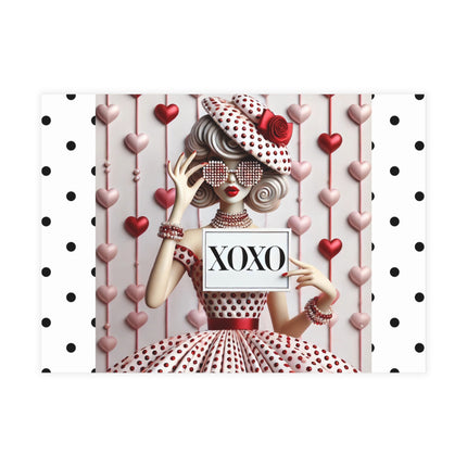 Fashionably Yours, XOXO Postcard Bundles (envelopes included)