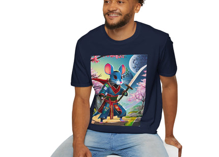 Cyber Samurai Rat Softstyle T-Shirt