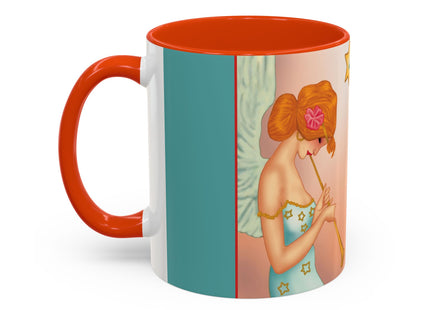 Heavenly Angel Duet Colorful Mugs (11oz, 15oz)