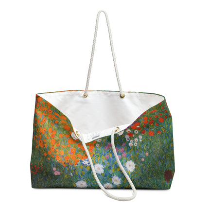 Cottage Garden by Gustav Klimt Weekender Bag