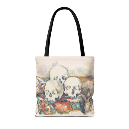 The Three Skulls by Paul Cézanne Tote Bag (AOP)