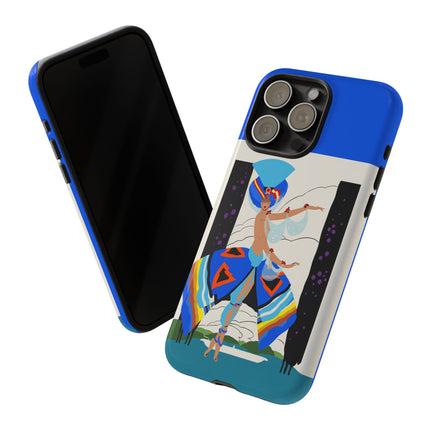Exotic Dancer Phone Case – Vibrant Performance & Art Deco Flair