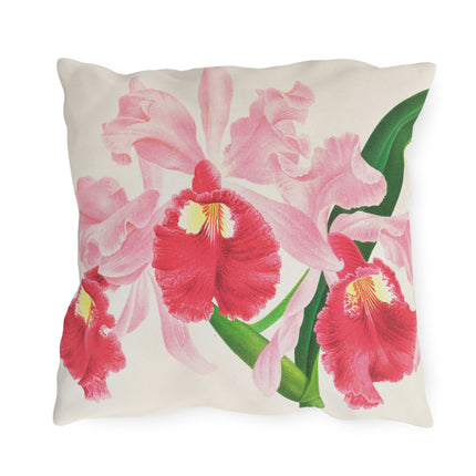 Cattleya Gigas by Jean Jules Linden Outdoor Pillows