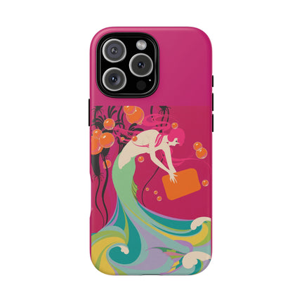 Mermaid Dive Phone Case – Vibrant Waves & Playful Elegance