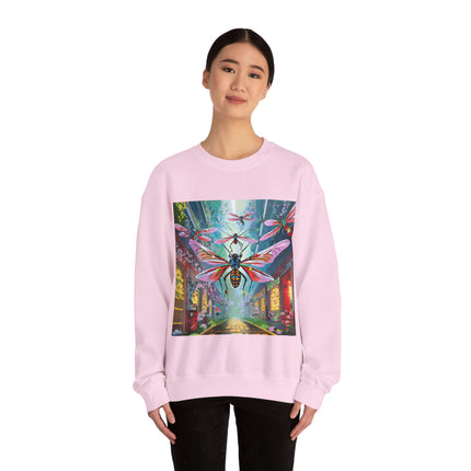 Neon Swarm Unisex Heavy Blend™ Crewneck Sweatshirt