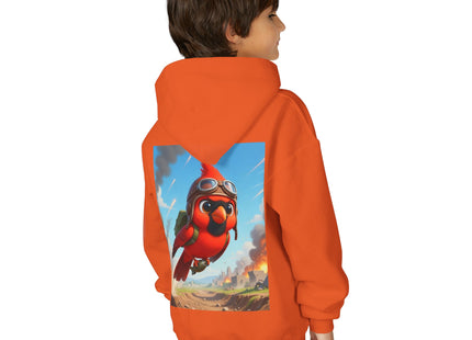 Cardinal Dive Bomber Youth Heavy Blend Hooded Sweatshirt