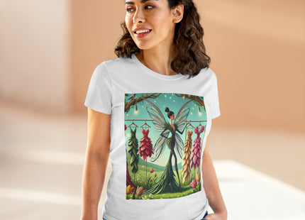A Fairy Choosing Gowns Cotton Tee