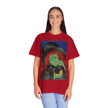 Mirror, Mirror A Witch's Touch Unisex Garment-Dyed T-shirt