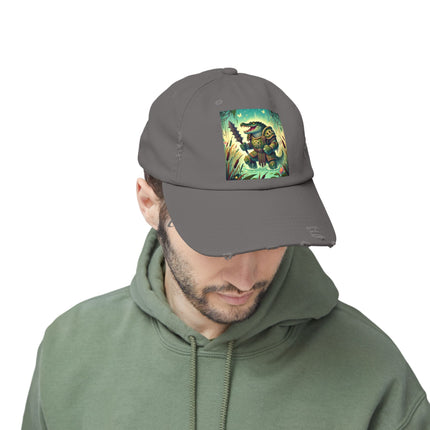 Swamp Tyrant Unisex Distressed Cap