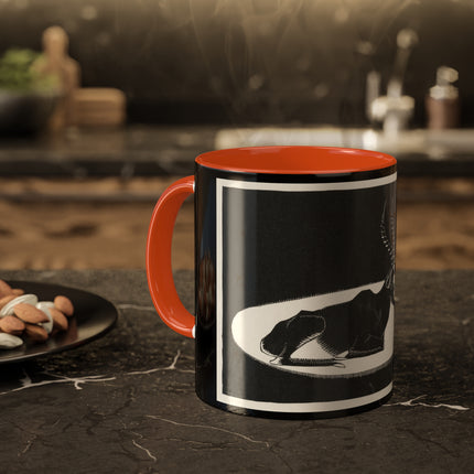 “Goat” (“Blesbok”) by Samuel Jessurun de Mesquita Colorful Mugs, 11oz