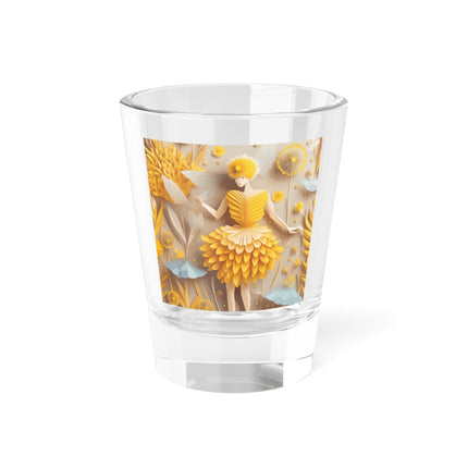 Dandelion Fairy Shot Glass, 1.5oz