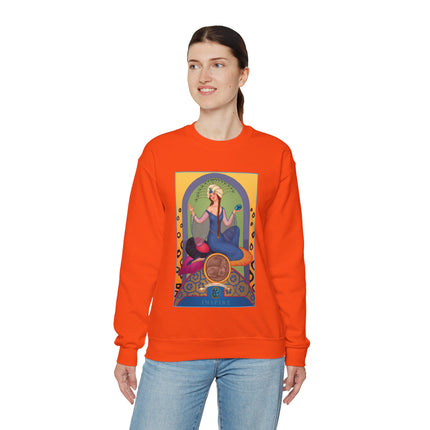 December & Tanzanite (from the Gem Series) by Sofia Chiostri Heavy Blend™ Crewneck Sweatshirt
