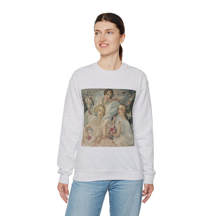 Les Femmes Fatales by Gerda Wegener Heavy Blend™ Crewneck Sweatshirt