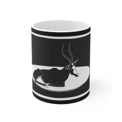 Goat (“Blesbok”) by Samuel Jessurun de Mesquita Ceramic Mug 11oz