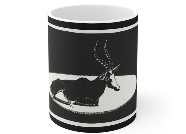 Goat (“Blesbok”) by Samuel Jessurun de Mesquita Ceramic Mug 11oz
