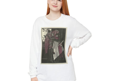 L’écran by Fernand Siméon Garment-dyed Long Sleeve T-Shirt
