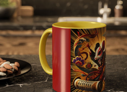 Theatrical Mouse on a Mission Colorful Mugs (11oz, 15oz)