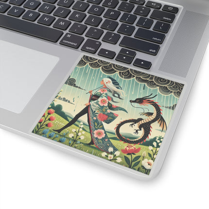 The Dragon Fairy’s Stride Kiss-Cut Stickers (4 Sizes)