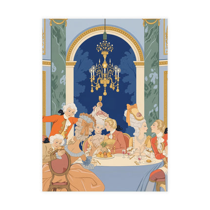 🥂✨ Le Souper Postcards With Envelopes – George Barbier Art Deco French Aristocratic Banquet