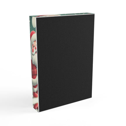 Santa's Joyful Night Acrylic Art Block