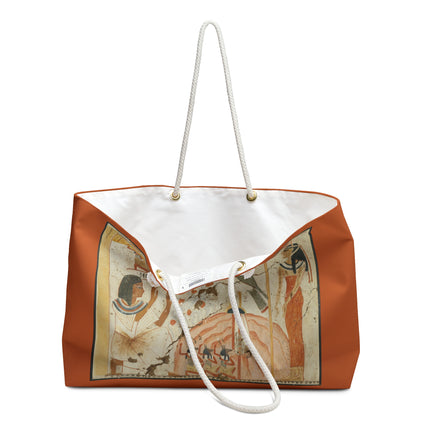 Userhat Adoring Deities of the West, Tomb of Userhat by Norman de Garis Davies Weekender Bag