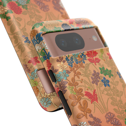 Ornamental Japanese Flower Pattern Phone Cases