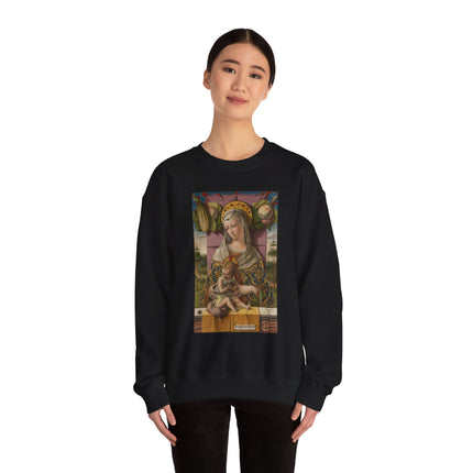 Madonna and Child by Carlo Crivelli Heavy Blend™ Crewneck Sweatshirt