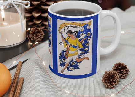 The Butterfly (Costume Design for Anna Pavlova) by Leon Bakst Ceramic Mug 11oz