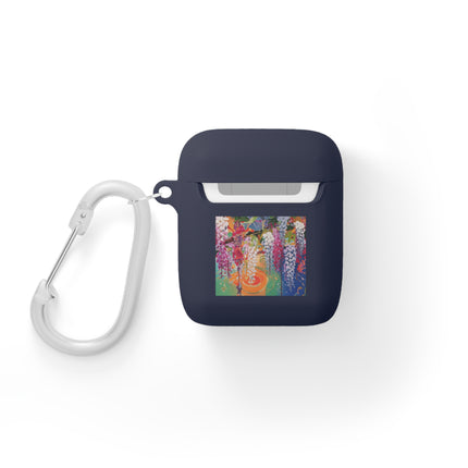Golden Wisteria Elegance AirPods and AirPods Pro Case