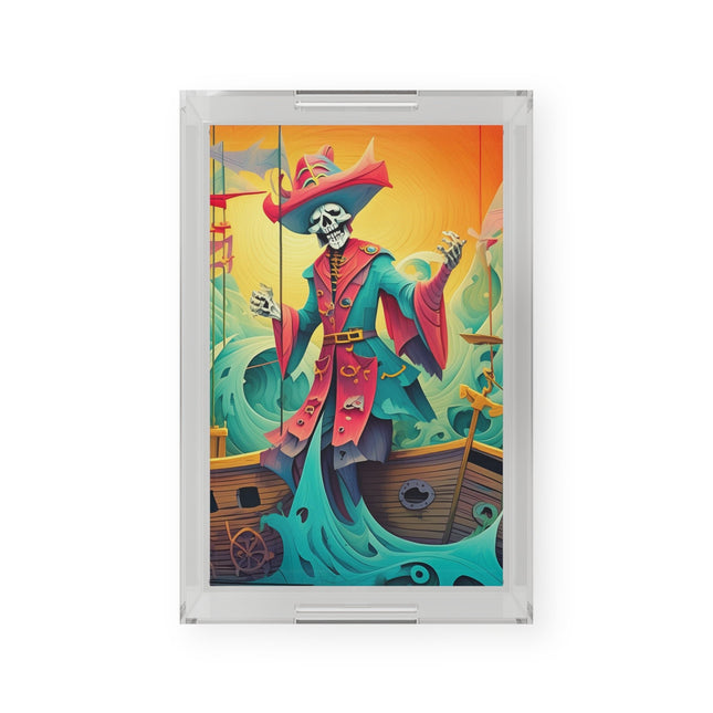 Skeleton Crew of the Misty Seas Acrylic Serving Tray