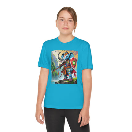 Cyberpunk Elephant Youth Competitor Tee