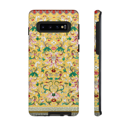 Yellow Botanical Pattern by Owen Jones Phone Cases