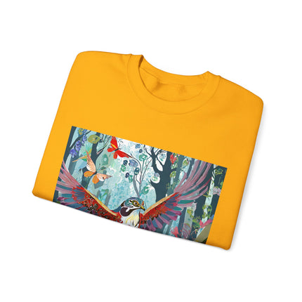 Colorful Raptor Unisex Heavy Blend™ Crewneck Sweatshirt