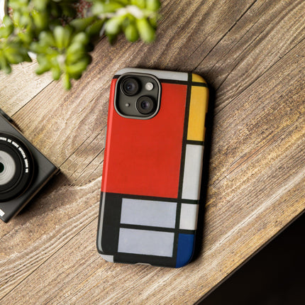 Composition with Red, Yellow, Blue, and Black by Piet Mondrian Phone Cases