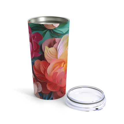 Peonies in Full Bloom Tumbler 20oz