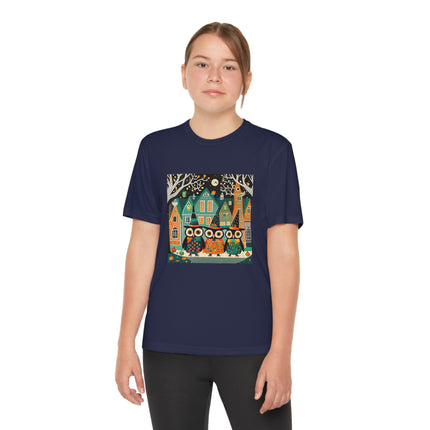 Night of the Trick-or-Treating Owlets Youth Competitor Tee