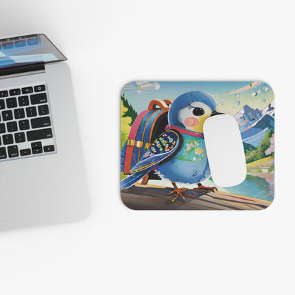 Baby Bluebird Mouse Pad, Rectangle