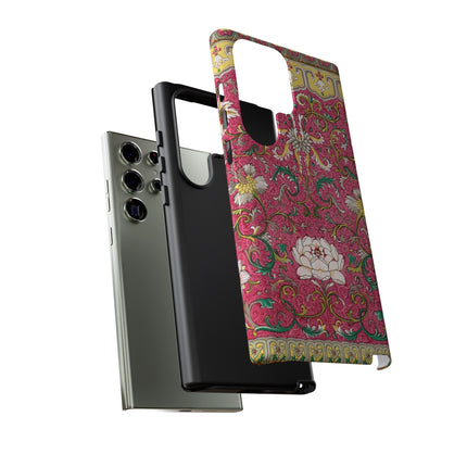 Pink Floral Pattern by Owen Jones Phone Cases