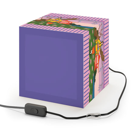 Elegance and Blooms Light Cube Lamp