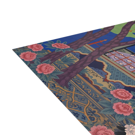 🌸🏯 The Lady Of The Flowering Pavilion Postcard Bundles – Art Deco Garden Romance
